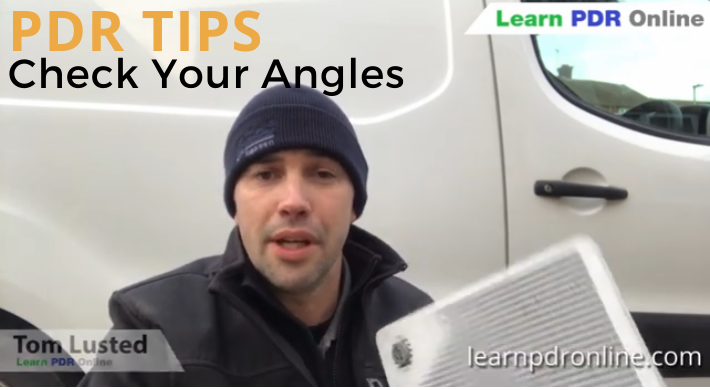 PDR TIPS Check Your Angles